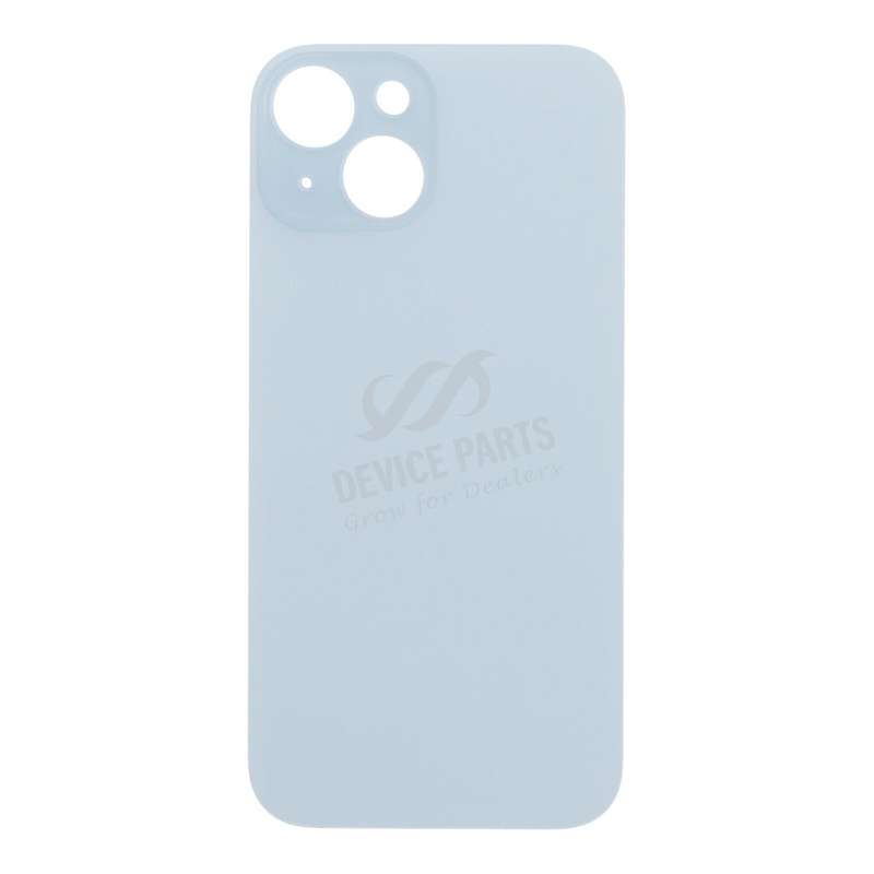 Battery Door with Adhesive for iPhone 15 Large Hole Blue HQ