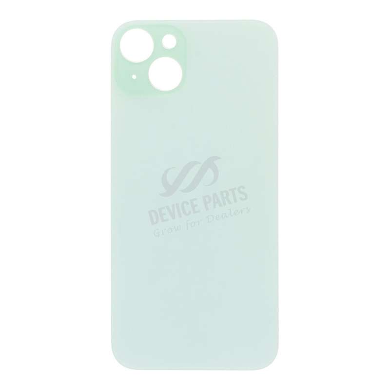 Battery Door with Adhesive for iPhone 15 Plus Large Hole Green HQ