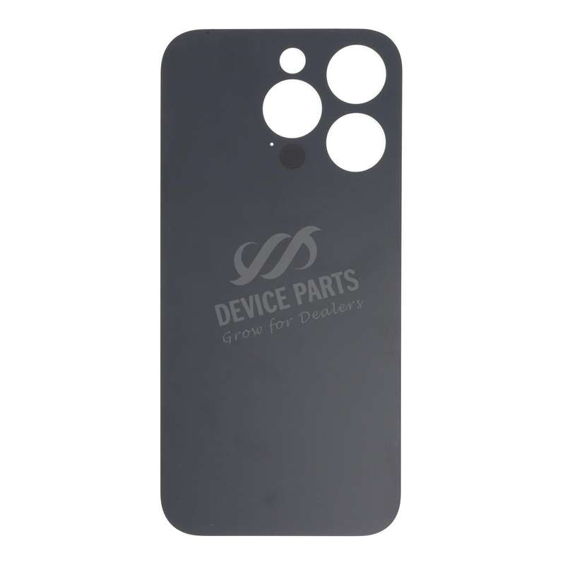 Battery Door with Adhesive for iPhone 15 Pro Large Hole Natural Titanium HQ