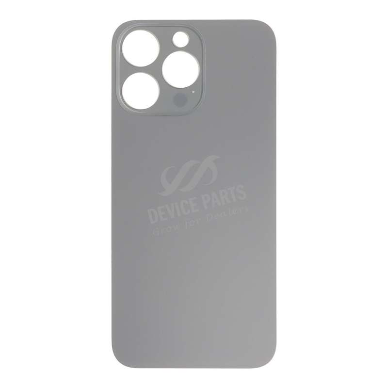 Battery Door with Adhesive for iPhone 15 Pro Max Large Hole Black Titanium HQ