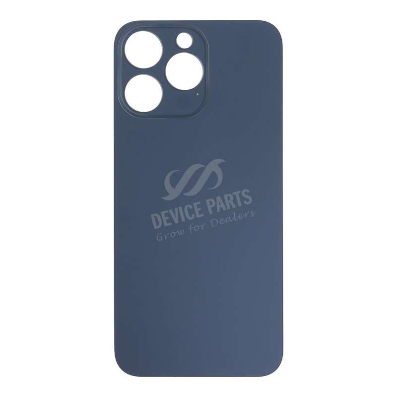 Battery Door with Adhesive for iPhone 15 Pro Max Large Hole Blue Titanium HQ