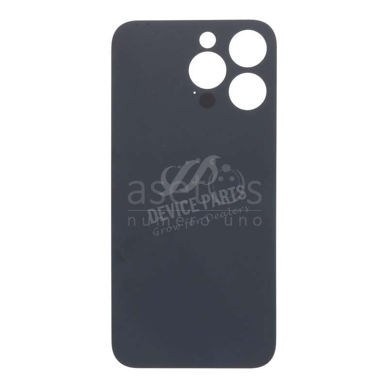 Battery Door with Adhesive for iPhone 15 Pro Max Large Hole Natural Titanium HQ