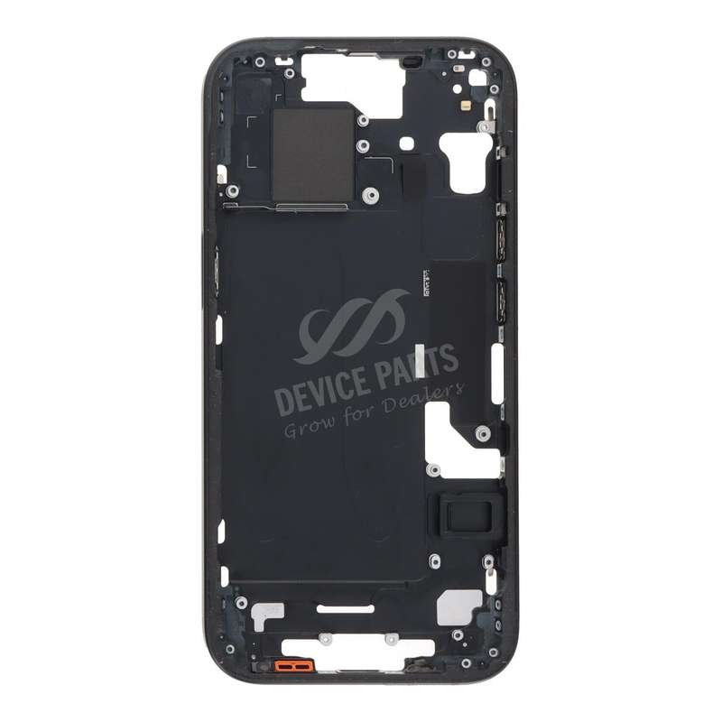 Middle Frame with Side Buttons + SIM Card Tray for iPhone 15 A3089 European Version Black Ori R