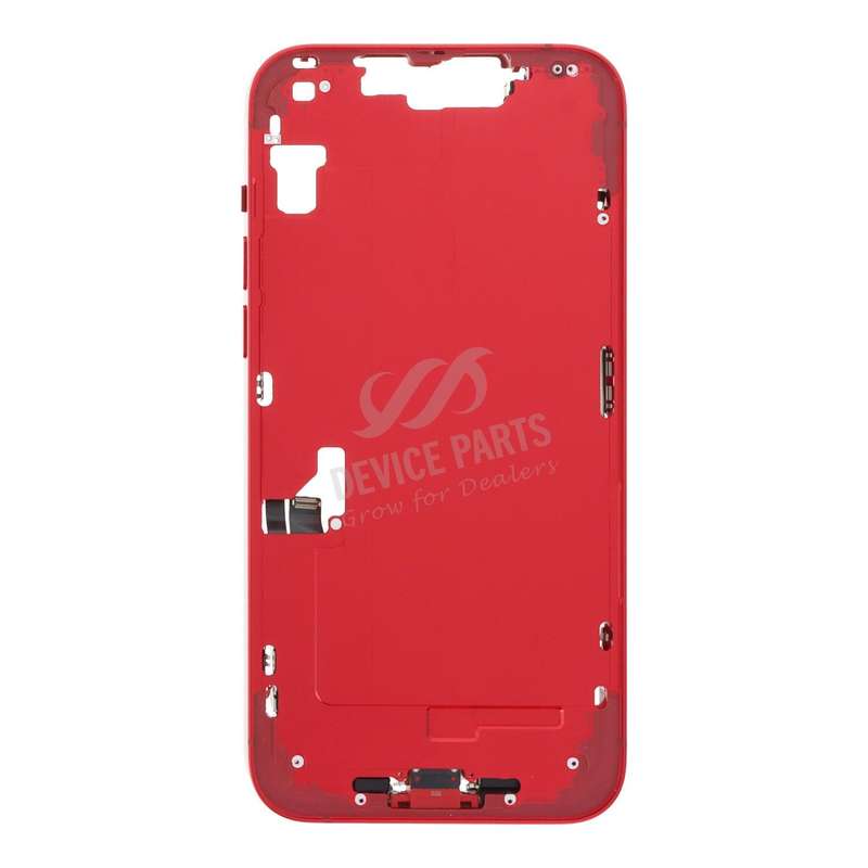 Middle Frame Assembly for iPhone 14 Plus A2632 USA Version Red OEM
