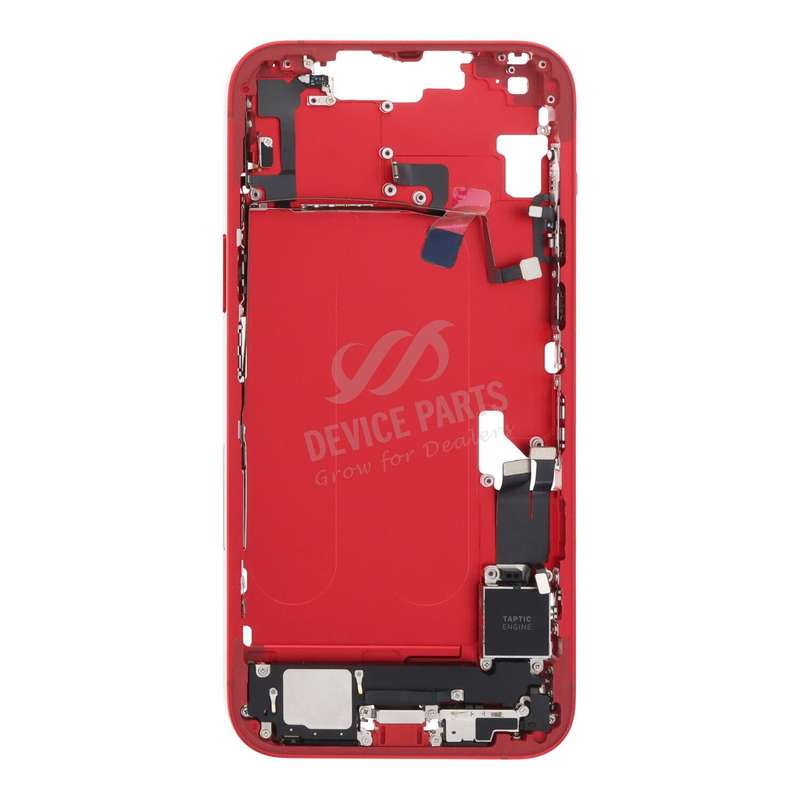 Middle Frame Assembly for iPhone 14 Plus A2632 USA Version Red OEM