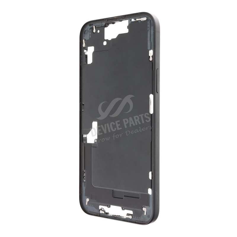 Middle Frame with Side Buttons + SIM Card Tray for iPhone 15 Plus A3093/A3094 European Version Bl...