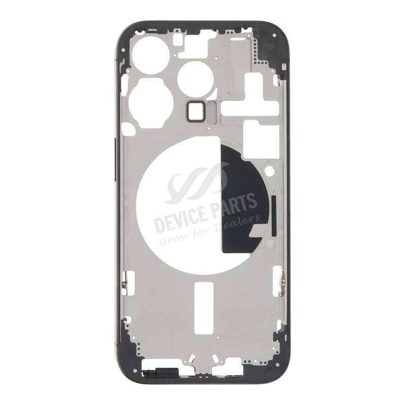 Middle Frame with Side Buttons + SIM Card Tray for iPhone 15 Pro A3102 European Version Black Tit...