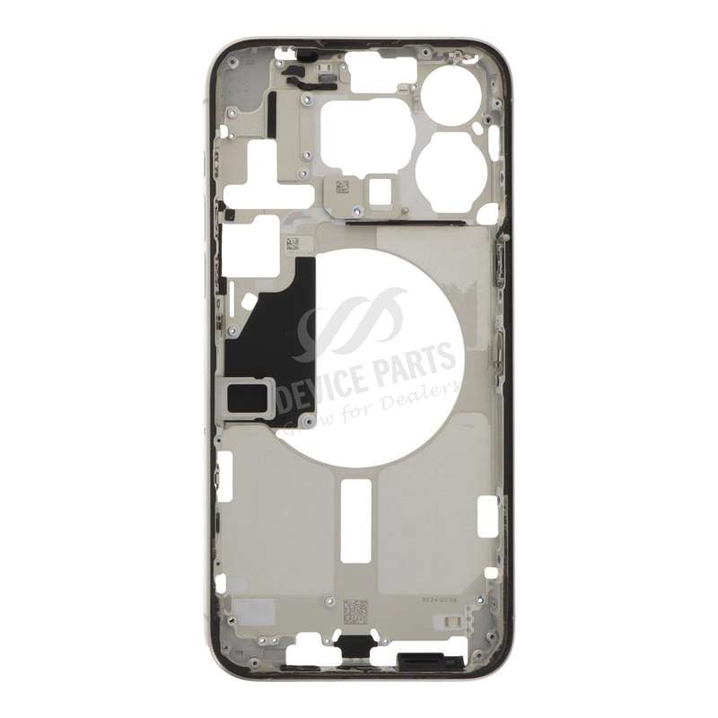 Middle Frame with Side Buttons + SIM Card Tray for iPhone 15 Pro Max A3105/A3106 European Version...