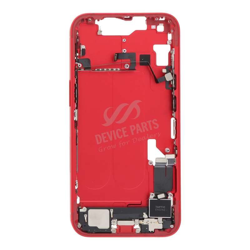 Middle Frame Assembly for iPhone 14 A2649 USA Version Red OEM