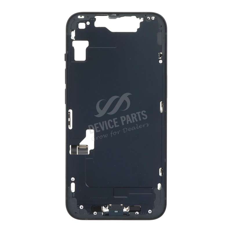 Middle Frame Assembly for iPhone 14 A2882/A2881/A2884/A2883 European Version Midnight Black OEM