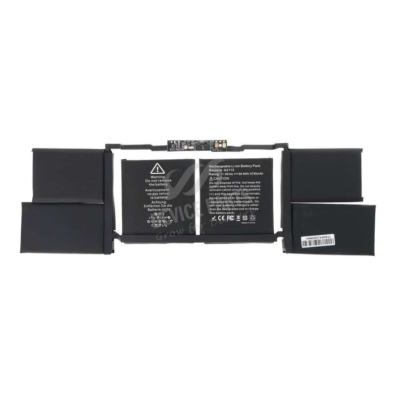 A2113 Battery + Battery Adhesive for Macbook Pro 16" 2019 A2141 OEM without Logo