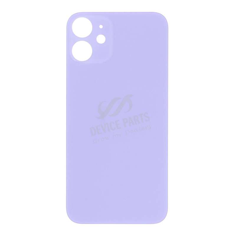 Battery Door with Adhesive for iPhone 12 Mini Large Hole Purple OEM