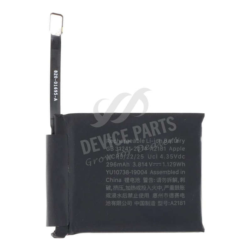 296mAh Battery + Battery Adhesive for Apple Watch SE 2022/2nd 44mm Ori R