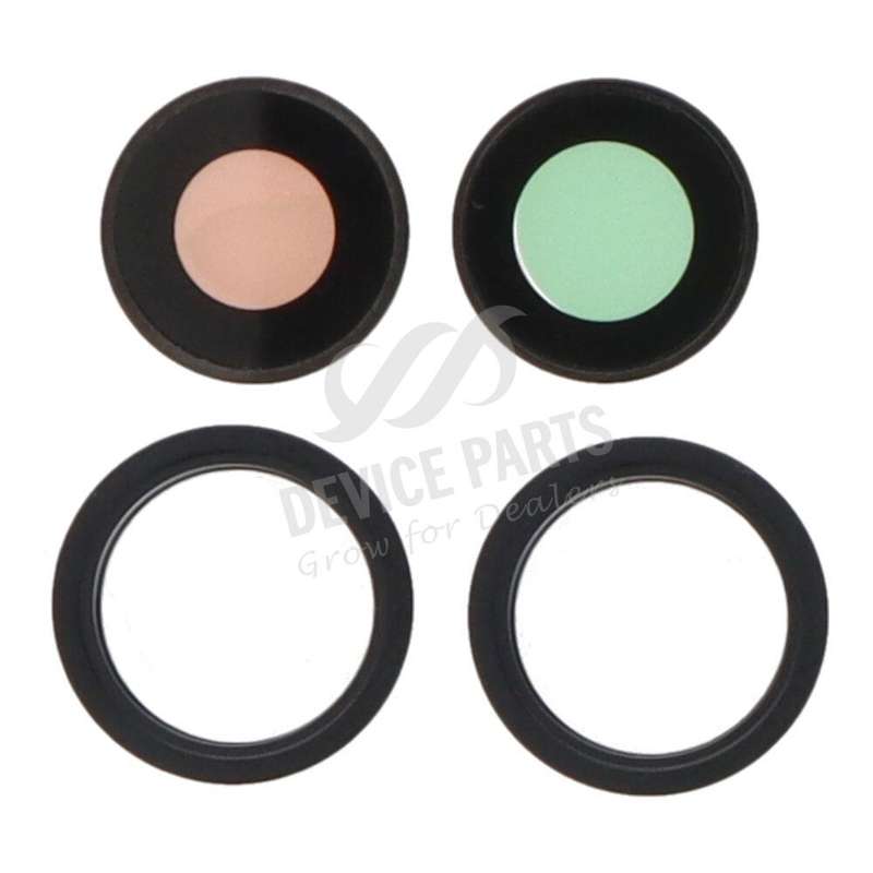 Back Camera Lens and Bezel for iPhone 13 6.1"/13 Mini 5.4" Black HQ 4pcs in one set