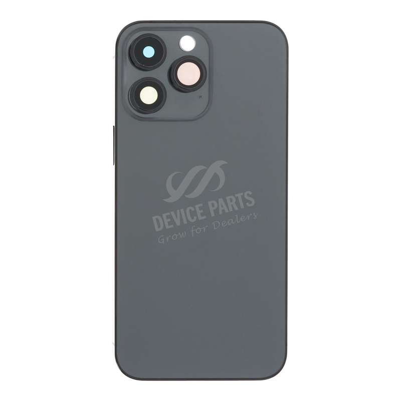 Middle Frame + Battery Door + Back Camera Lens and Bezel + Side Buttons + SIM Card Tray with Magn...