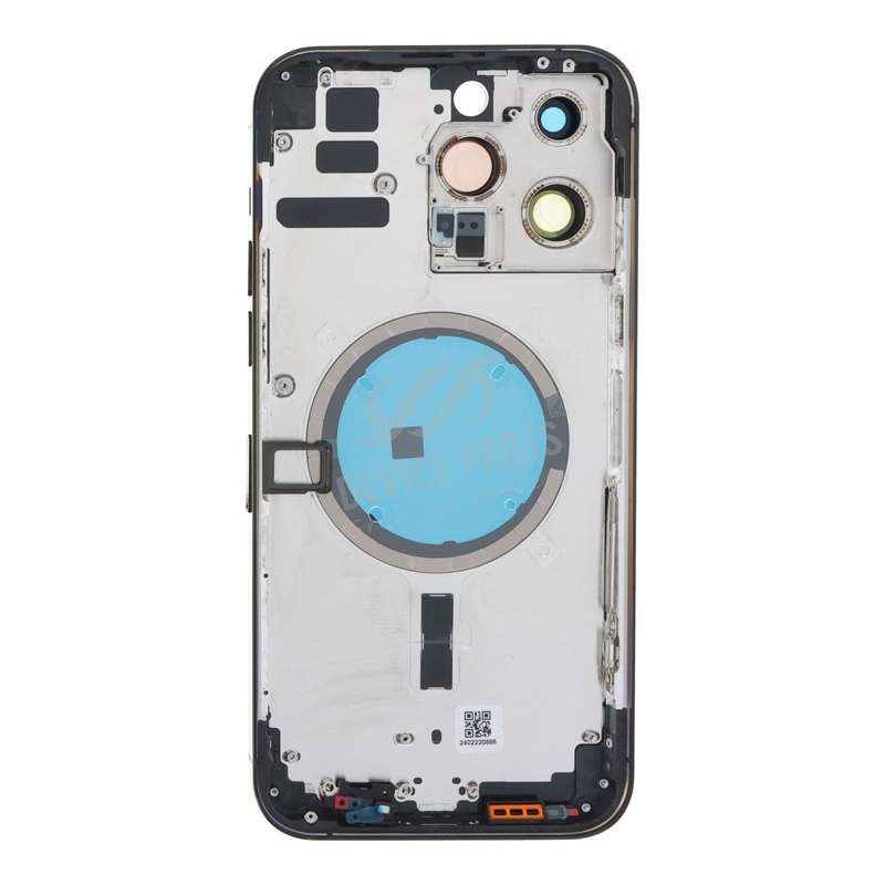 Middle Frame + Battery Door + Back Camera Lens and Bezel + Side Buttons + SIM Card Tray with Magn...