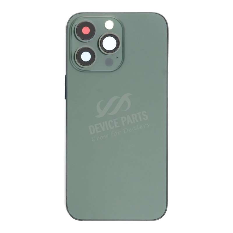 Middle Frame + Battery Door + Back Camera Lens and Bezel + Side Buttons + SIM Card Tray with Magn...