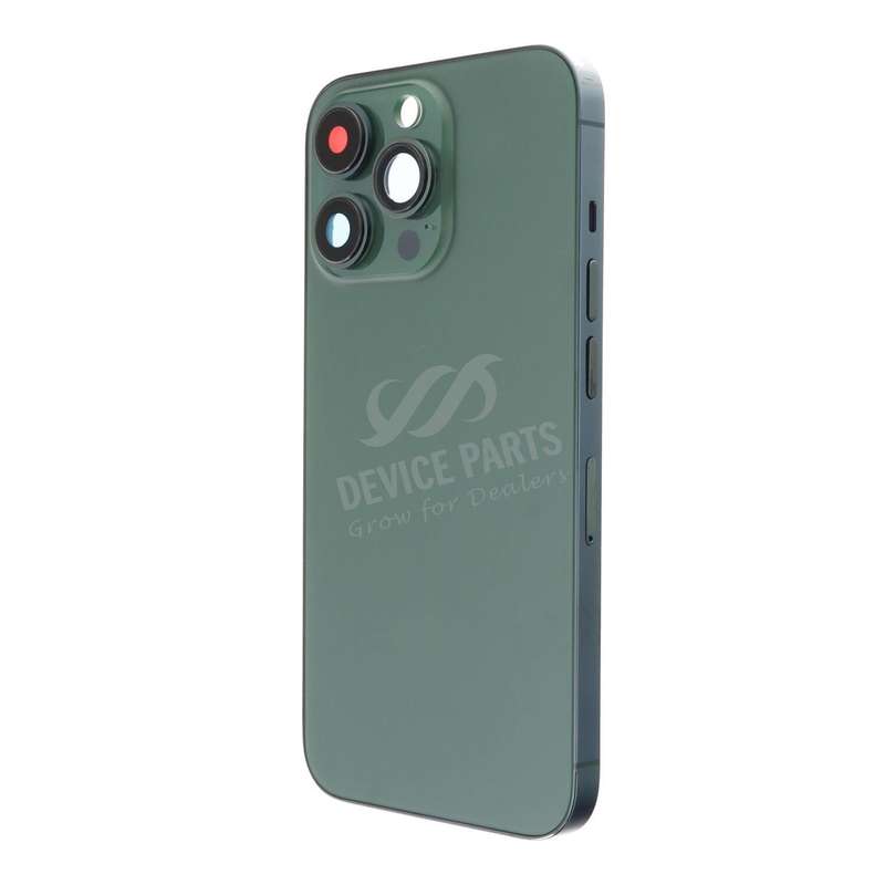 Middle Frame + Battery Door + Back Camera Lens and Bezel + Side Buttons + SIM Card Tray with Magn...