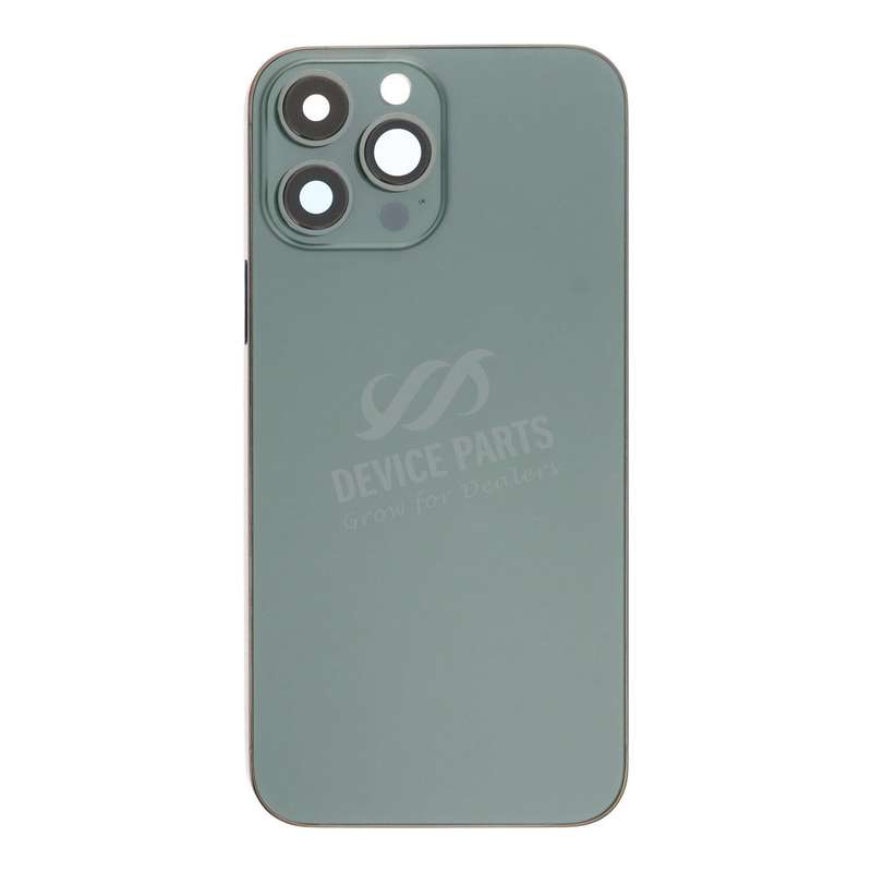 Middle Frame + Battery Door + Back Camera Lens and Bezel + Side Buttons + SIM Card Tray with Magn...