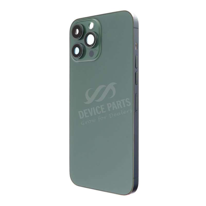 Middle Frame + Battery Door + Back Camera Lens and Bezel + Side Buttons + SIM Card Tray with Magn...