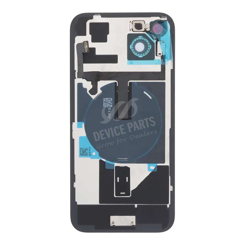 Battery Door + Back Camera Lens and Bezel with Magnetism Ring+Metal Plate+Wireless Charger Chip+F...