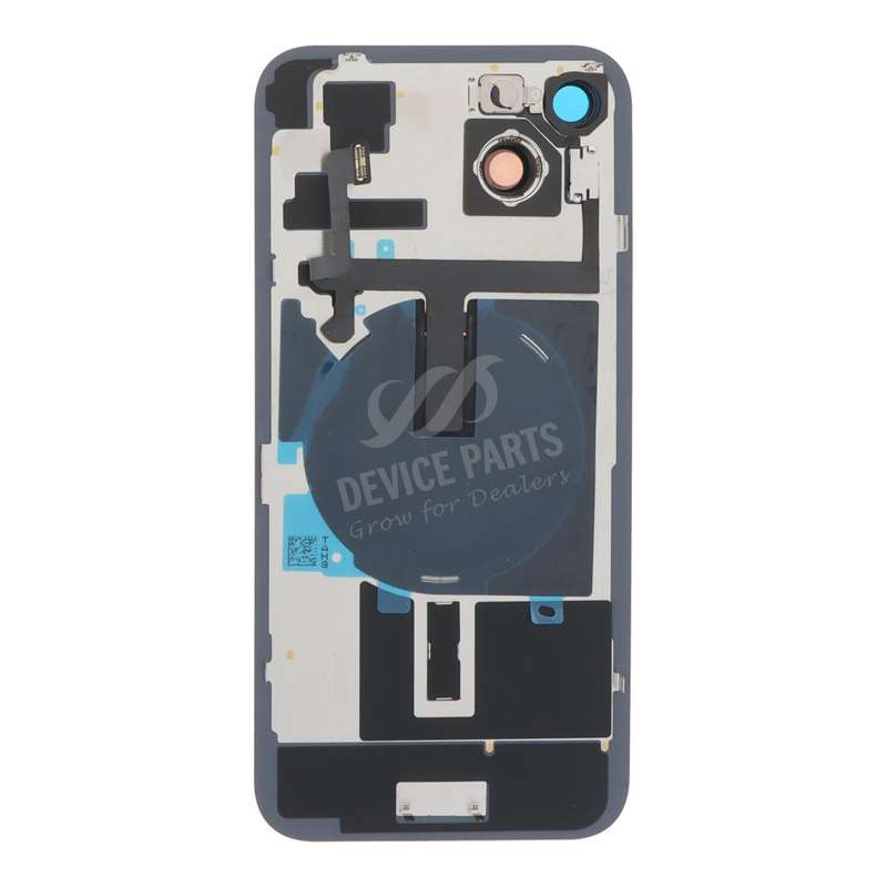 Battery Door + Back Camera Lens and Bezel with Magnetism Ring+Metal Plate+Wireless Charger Chip+F...