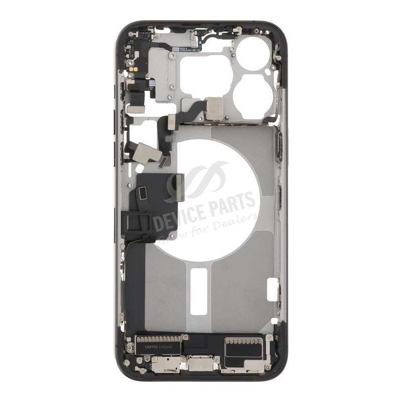 Middle Frame Assembly for iPhone 15 Pro Max A3105/A3106 European Version Black Titanium OEM