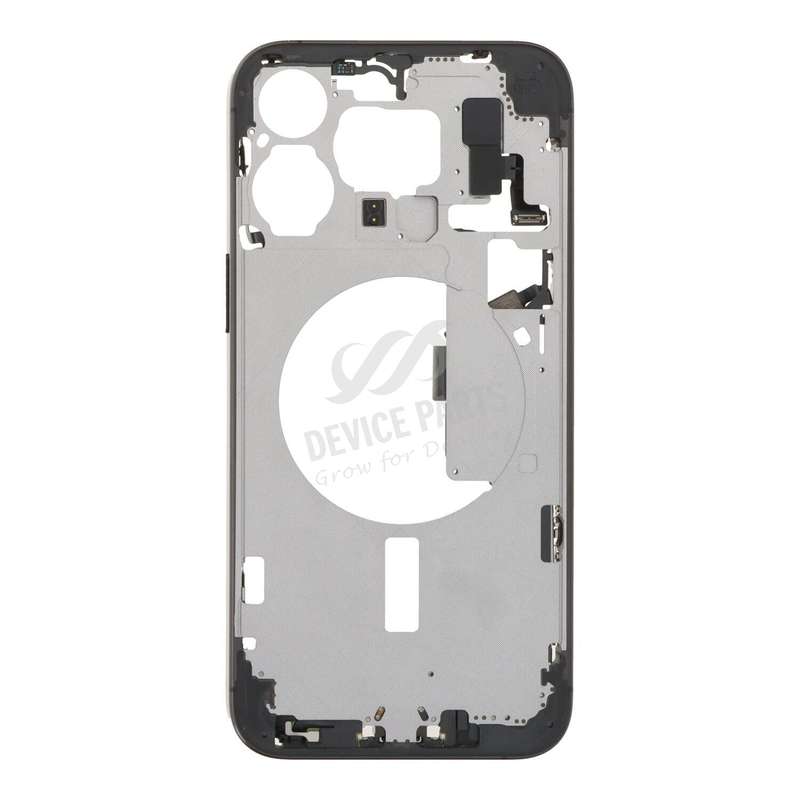 Middle Frame Assembly for iPhone 15 Pro Max A3105/A3106 European Version Black Titanium OEM