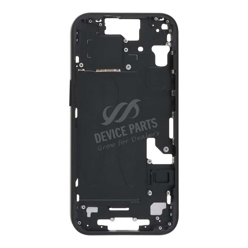 Middle Frame with Side Buttons + SIM Card Tray for iPhone 15 A3089 European Version Black OEM