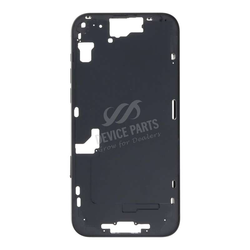 Middle Frame with Side Buttons + SIM Card Tray for iPhone 15 Plus A3093/A3094 European Version Bl...
