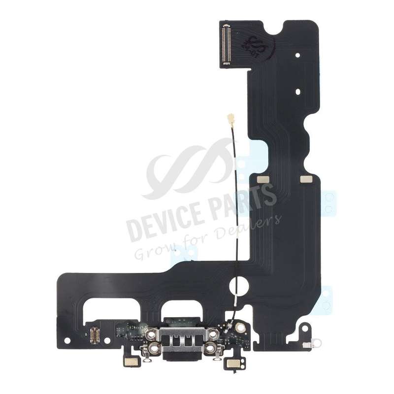 Charging Port Flex Cable for iPhone 7 Plus Dark Gray HQ