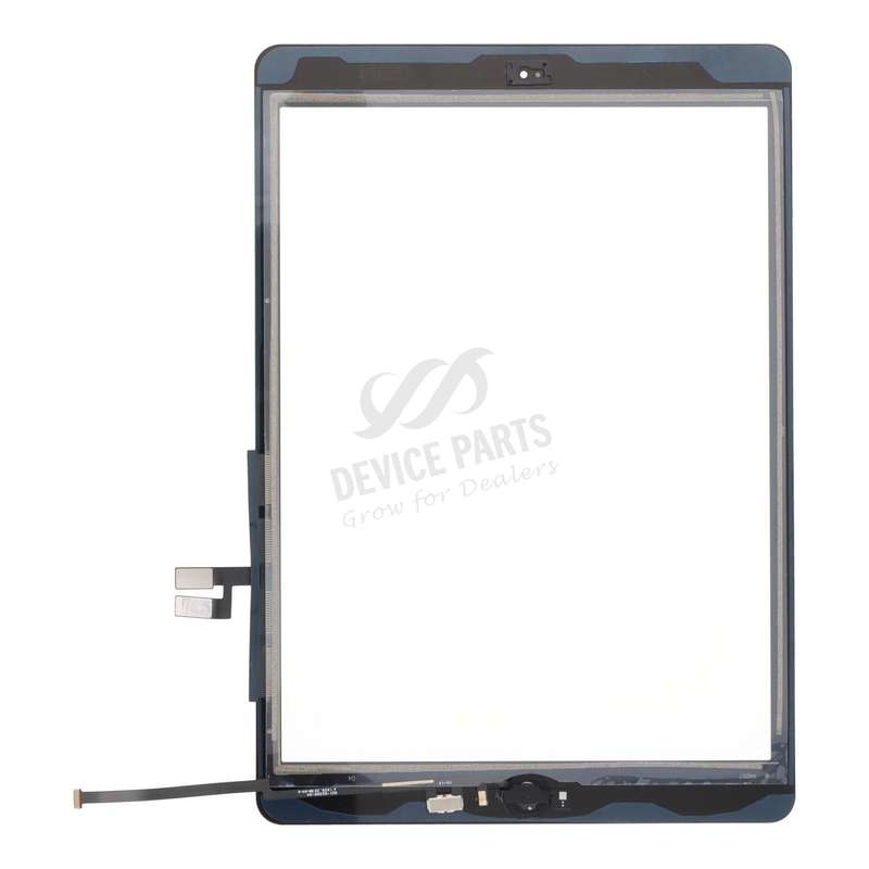 Touch Screen + Touch Screen Adhesive with Home Button Flex Cable+Dustproof Cotton for iPad 10.2 2...