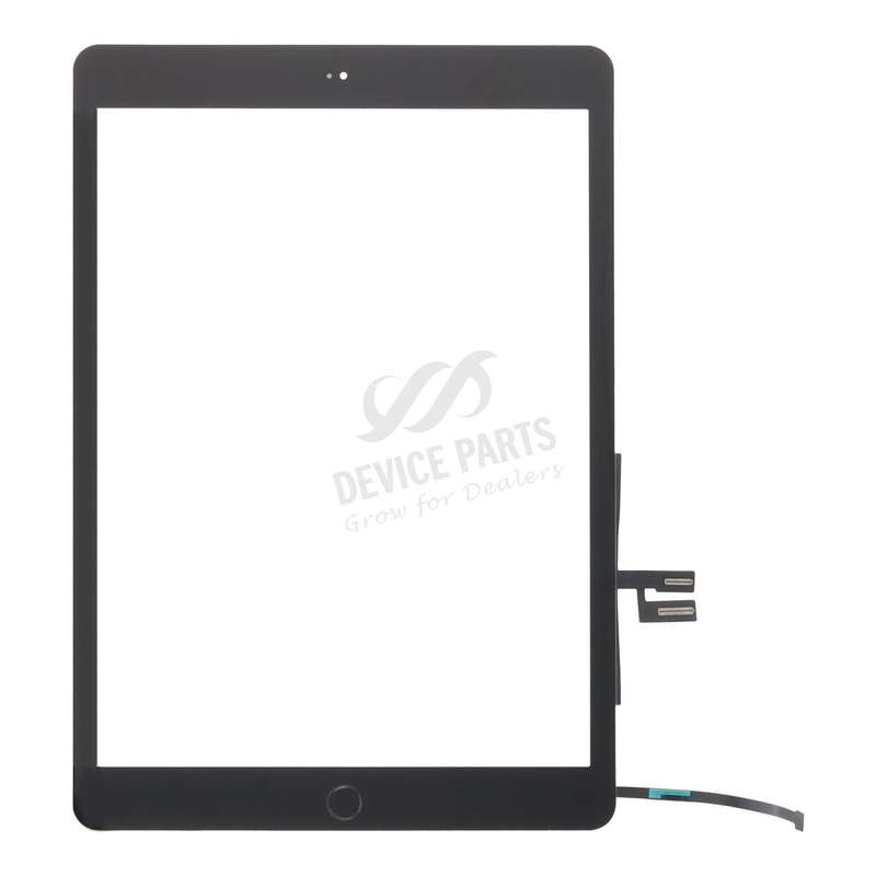 Touch Screen + Touch Screen Adhesive with Home Button Flex Cable+Dustproof Cotton for iPad 10.2 2...