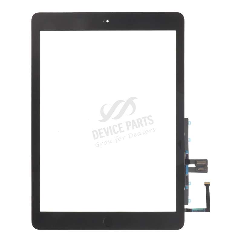 Touch Screen + Touch Screen Adhesive with Home Button Flex Cable+Dustproof Cotton for iPad 9.7 20...