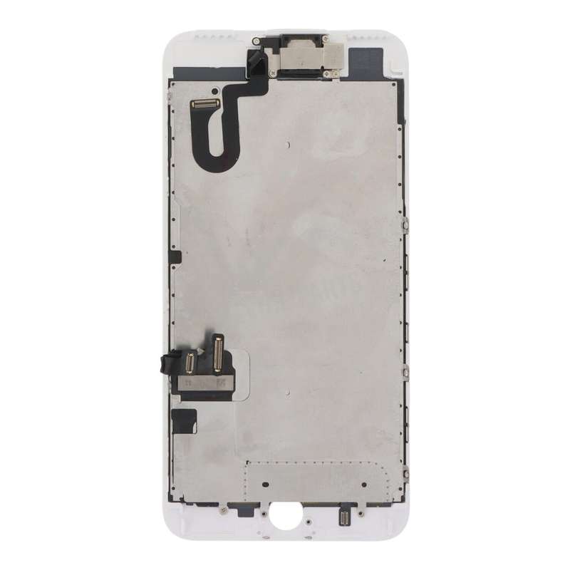 Screen Replacement With Small Parts without Home Button Flex Cable for iPhone 7 Plus White OEM R