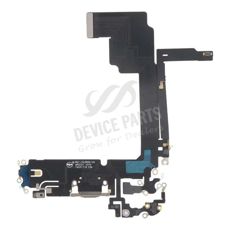 Charging Port Flex Cable for iPhone 15 Pro Max Natural Titanium HQ
