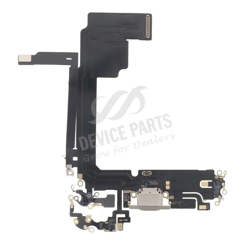 Charging Port Flex Cable for iPhone 15 Pro Max Natural Titanium HQ