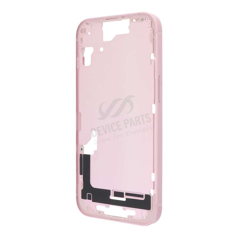 Middle Frame with Side Buttons + SIM Card Tray for iPhone 15 A3089 European Version Pink HQ