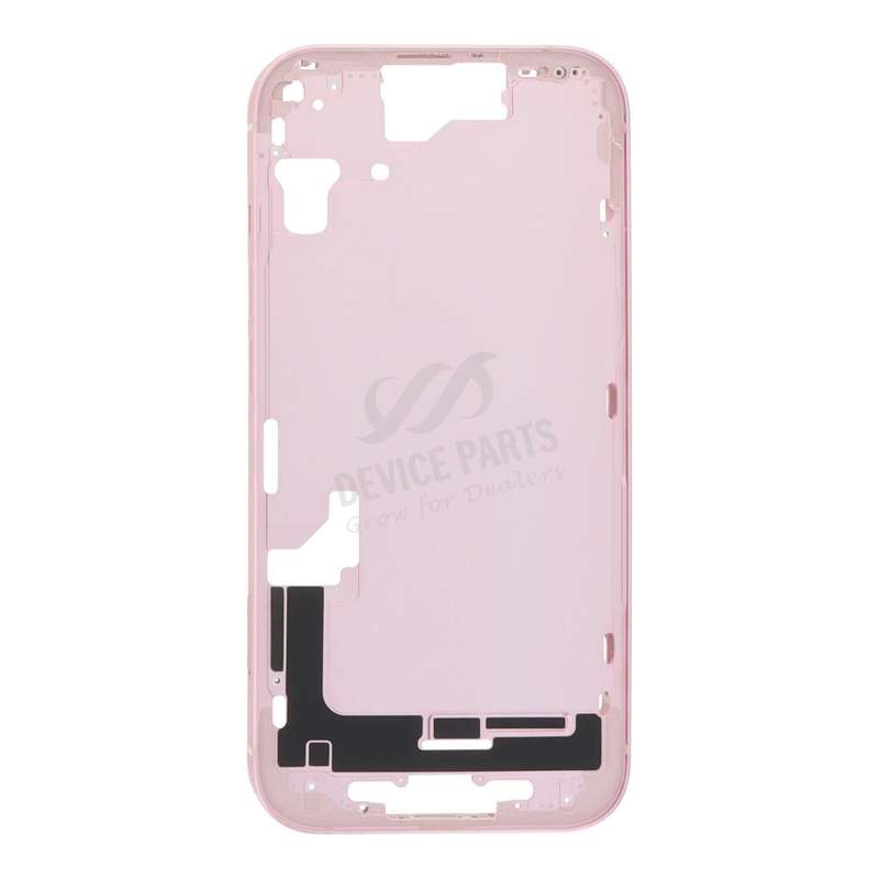 Middle Frame with Side Buttons + SIM Card Tray for iPhone 15 A3089 European Version Pink HQ
