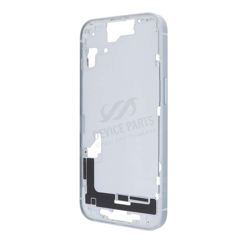 Middle Frame with Side Buttons + SIM Card Tray for iPhone 15 A3089 European Version Blue HQ