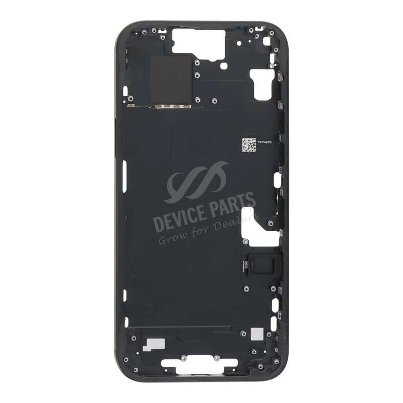 Middle Frame with Side Buttons + SIM Card Tray for iPhone 15 Plus A3093/A3094 European Version Bl...