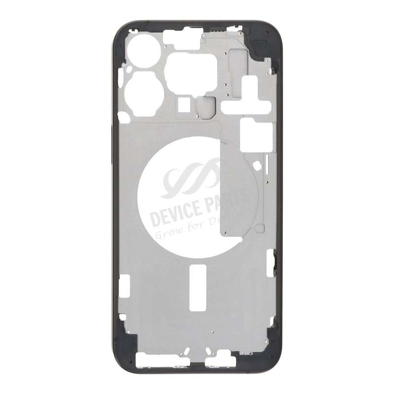 Middle Frame with Side Buttons + SIM Card Tray for iPhone 15 Pro Max A3106 European Version Black...