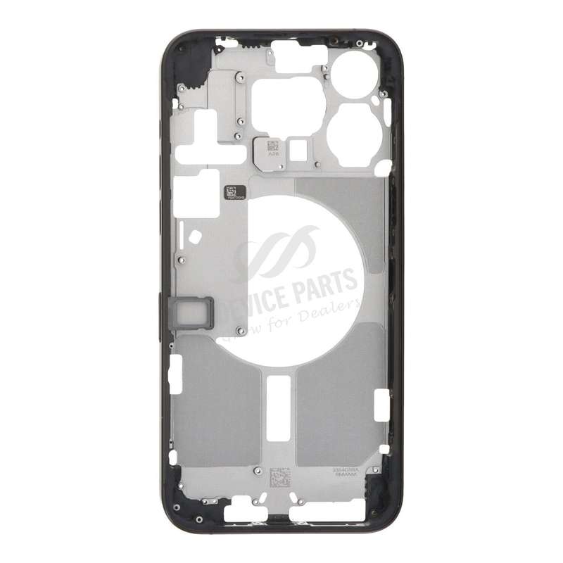 Middle Frame with Side Buttons + SIM Card Tray for iPhone 15 Pro Max A3106 European Version Black...
