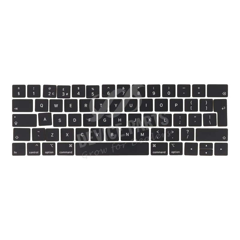 Full keyboard keycaps for Macbook Pro Retina 15" A1990 UK Version Black Ori