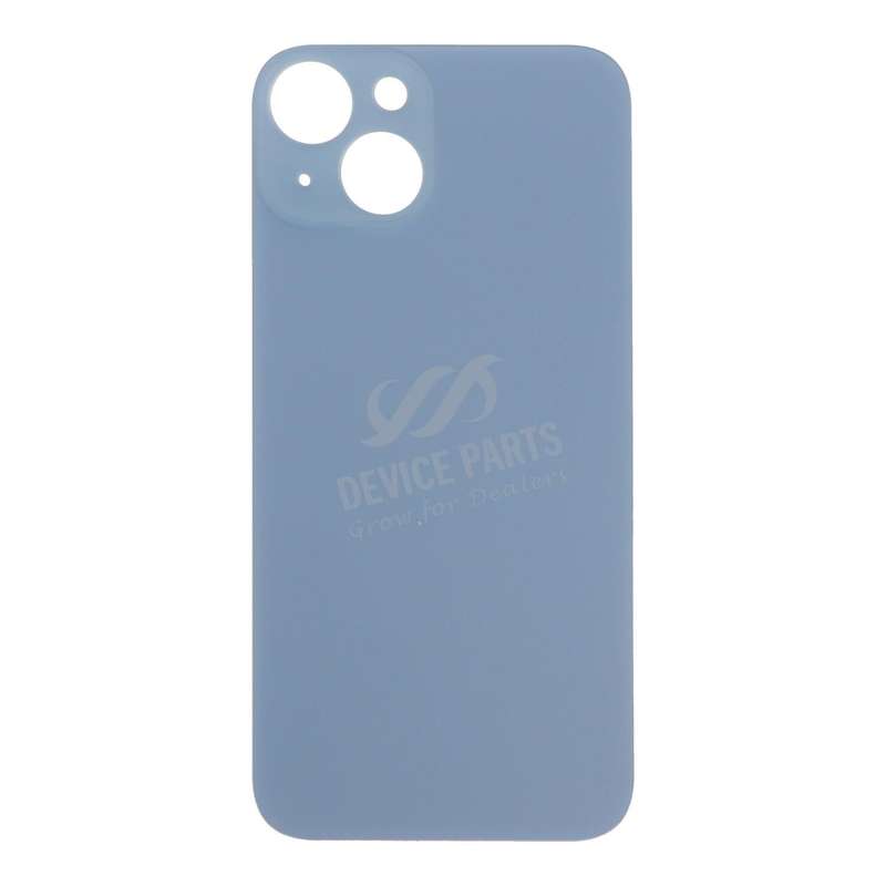 Battery Door with Adhesive for iPhone 14 Large Hole Blue without Logo OEM