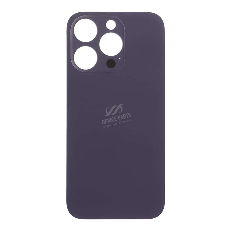 Battery Door with Adhesive for iPhone 14 Pro Large Hole Purple without Logo HQ