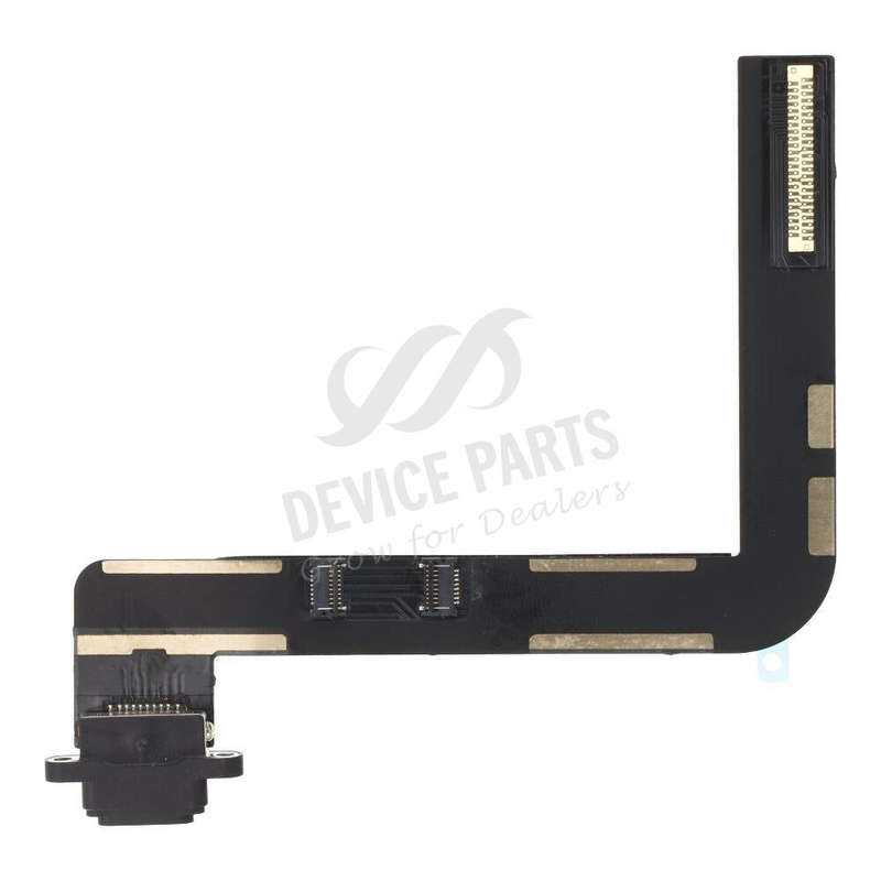 Charging Port Flex Cable for iPad 10.2 2019(iPad 7th)/10.2 2020(8th)/10.2 2021(9th) Black OEM