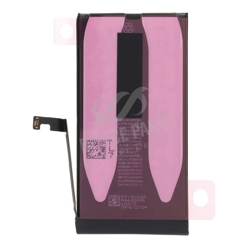 A3018 3349mAh Battery + Battery Adhesive for iPhone 15 OEM