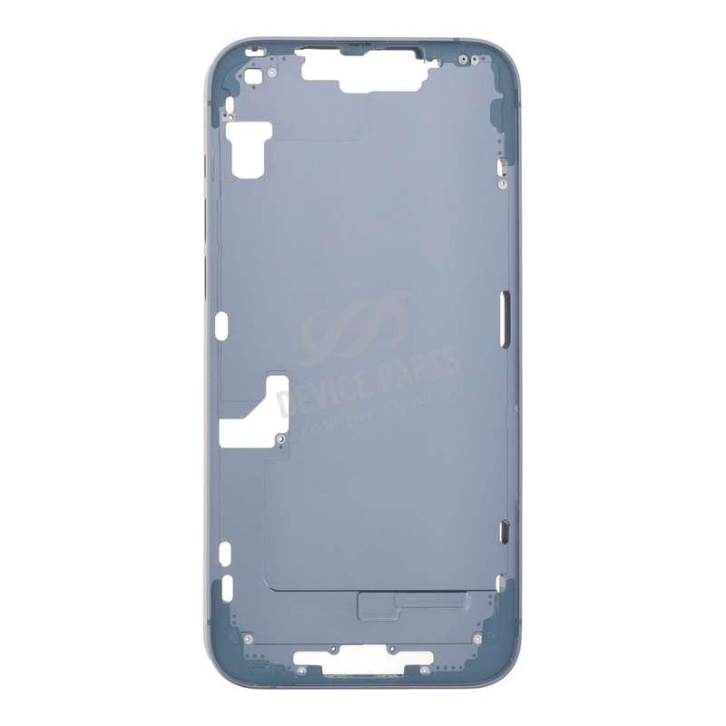 Middle Frame with Side Buttons + SIM Card Tray for iPhone 14 Plus A2632 USA Version Blue HQ