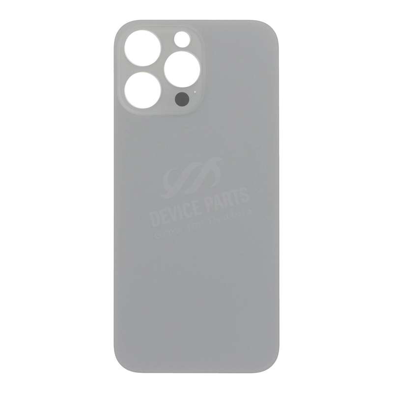 Battery Door with Adhesive for iPhone 16 Pro Max Large Hole Natural Titanium HQ